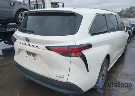 2021 Toyota Sienna Le из США, поврежденный, VIN 5TDKRKEC1MS047277
